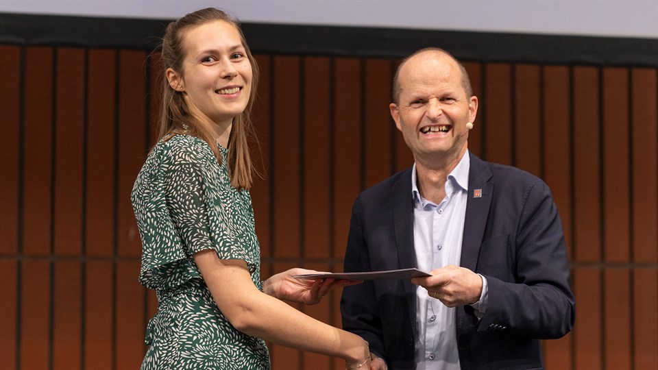 Christina Bligaard Pedersen vandt Young Researcher Award. 